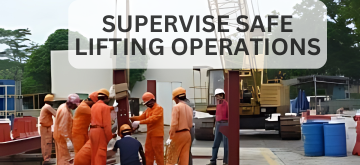 WSQ Supervise Safe Lifting Operations course at THT Academy