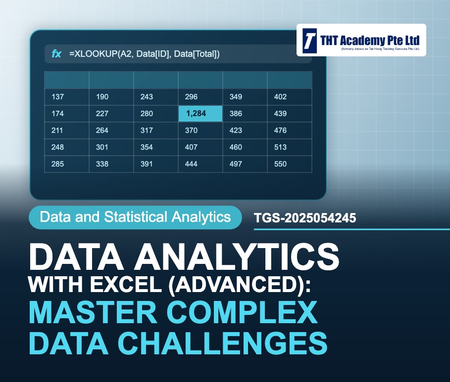 Data Analytics with Excel (Advanced): Master Complex Data Challenges course, TGS-2025054245